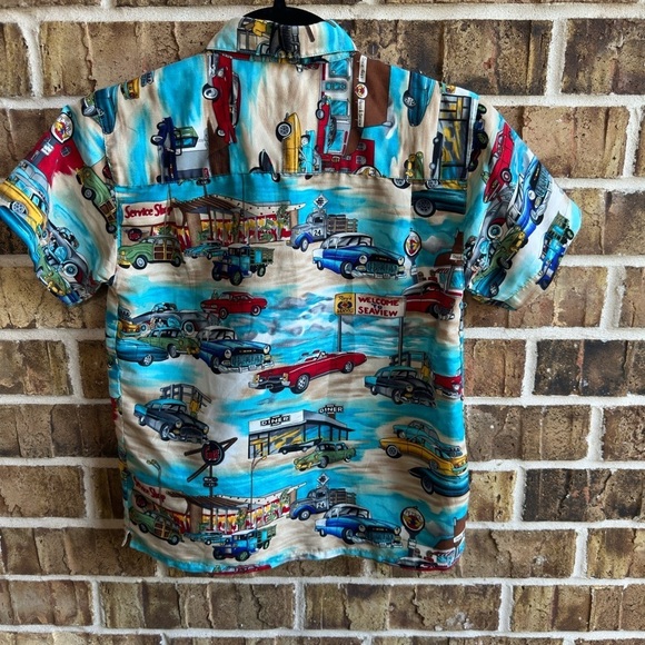 Tion Design Kids' Vintage Car Print Shirt - Multicolor - Picture 3 of 5